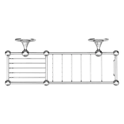 Chatsworth 1928 Traditional Large Soap Basket - Chrome -Bostik Shop 003cht n d1