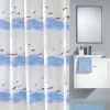 Kleine Wolke - Seaside Polyester Shower Curtain - W2400 X H1800 - Blue 2 Kleine Wolke - Seaside Polyester Shower Curtain - W2400 X H1800 - Blue -Bostik Shop 0856733352l