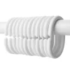 Victorian Plumbing 12 White C-Type Shower Curtain Rings 2 Victorian Plumbing 12 White C-Type Shower Curtain Rings -Bostik Shop 12whitectypeshowercurtainringsd1