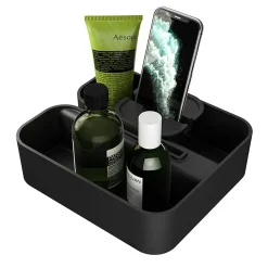 Tiger Bathroom Accessori Tiger 2-Store Clip-on Shower Basket - Black -Bostik Shop 1500310746 d3