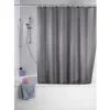 Wenko Plain Grey Polyester Shower Curtain - W1800 X H2000mm -Bostik Shop 20044100l