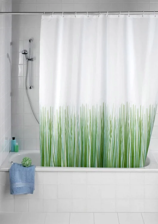 Wenko Nature Polyester Shower Curtain - W1800 X H2000mm 3 Wenko Nature Polyester Shower Curtain - W1800 X H2000mm