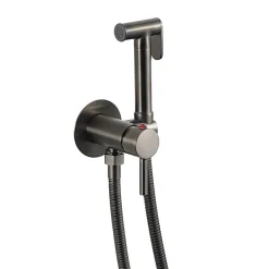 Just Taps Plu JTP Vos Brushed Black Douche Spray Kit