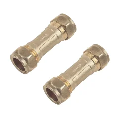 Victorian Plumbing Pair Of 15mm Single Check Non Return Valves