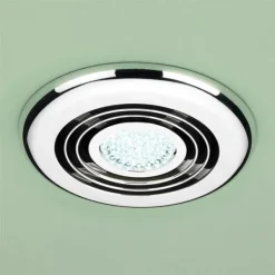 HIB Turbo Chrome Bathroom Inline Fan With LED Lights - Cool White 6 HIB Turbo Chrome Bathroom Inline Fan With LED Lights - Cool White -Bostik Shop 32300 l