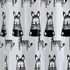 Aqualona Zebra PEVA Shower Curtain - W1800 X H1800mm