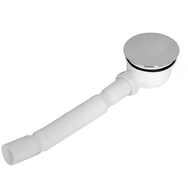 Victorian Plumbing Fast Flow Shower Tray Waste Trap 90mm With Flexible Pipe 3 Victorian Plumbing Fast Flow Shower Tray Waste Trap 90mm With Flexible Pipe