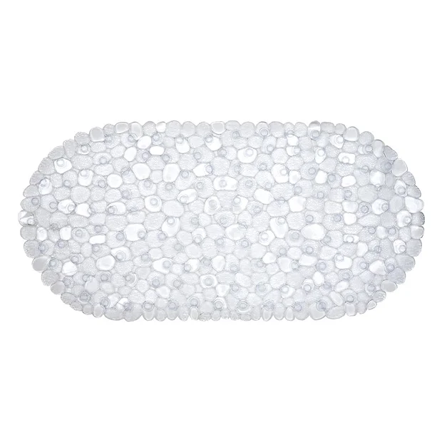 Aqualona Clear Pebbles Bath Mat - 360 X 690mm 3 Aqualona Clear Pebbles Bath Mat - 360 X 690mm
