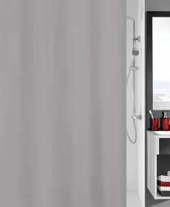 Kleine Wolke Kito Polyester Shower Curtain - W1800 X H2000 - Grey