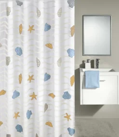 Kleine Wolke - New Beach PEVA Shower Curtain - W1800 X H2000