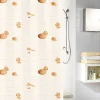 Kleine Wolke - Miami Polyester Shower Curtain - W1800 X H2000 - Beige 2 Kleine Wolke - Miami Polyester Shower Curtain - W1800 X H2000 - Beige -Bostik Shop 5163216305l