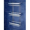 Eurosh Satina Shower Storage Basket - Chrome 3 Tier (56590) -Bostik Shop 56590d
