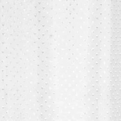 Eurosh Extra Wide Diamond Shower Curtain W2400 X H1800mm - White