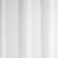 Eurosh Extra Wide White Anti-Bacterial Polyester Shower Curtain W2500 X H2000mm