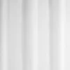 Eurosh Extra Wide White Anti-Bacterial Polyester Shower Curtain W2400 X H1800mm