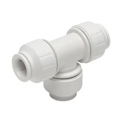 JG Speedfit Plumbing Fitting JG Speedfit 15mm White Equal Tee