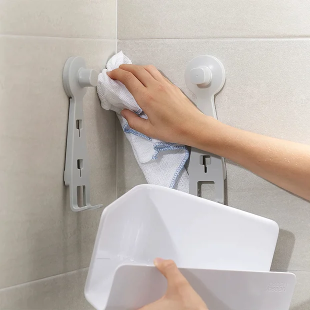 Joseph Joseph Bathroom Joseph Joseph EasyStore Corner Shower Shelf With Removable Mirror 7 Joseph Joseph Bathroom Joseph Joseph EasyStore Corner Shower Shelf With Removable Mirror - Image 5