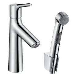 Hansgrohe Talis S Single Lever Basin Mixer With Bidet Spray And 160cm Shower Hose
