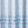 Aqualona Mosaic Blue Polyester Shower Curtain - W1800 X H1800mm -Bostik Shop 76798 d1