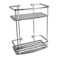 Miller - Classic D-Shaped 2-Tier Shower Basket