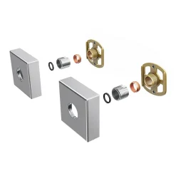 Milan Bathroom Milan Square Easy Fix Kit Bracket For Bar Shower Valves -Bostik Shop 979b nl
