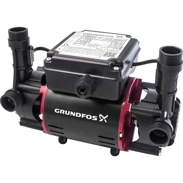 Grundfos Shower Pumps & Macerat Grundfos STR2-2.0 C Twin Impeller Regenerative Shower Booster Pump 2.0 Bar 4 Grundfos Shower Pumps & Macerat Grundfos STR2-2.0 C Twin Impeller Regenerative Shower Booster Pump 2.0 Bar - Image 2