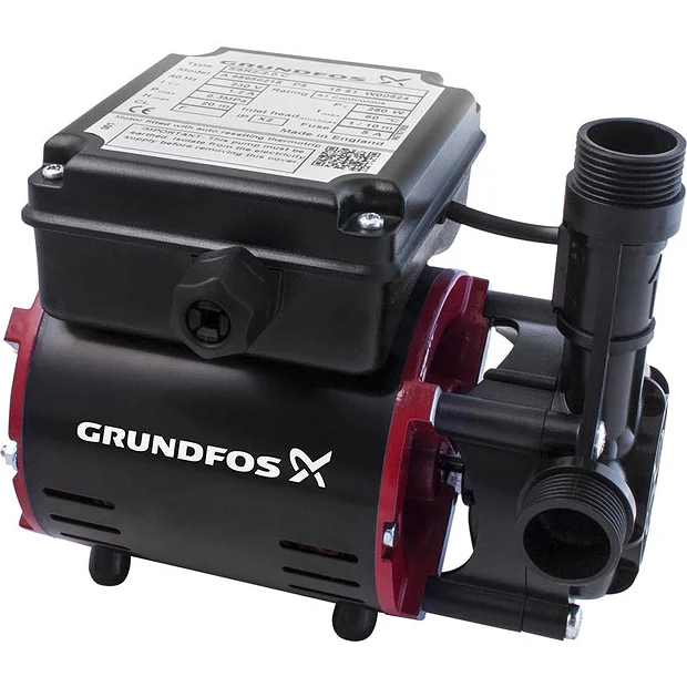 Grundfos Shower Pumps & Macerat Grundfos SSR2-2.0 C Single Impeller Regenerative Shower Booster Pump 2.0 Bar 4 Grundfos Shower Pumps & Macerat Grundfos SSR2-2.0 C Single Impeller Regenerative Shower Booster Pump 2.0 Bar - Image 2