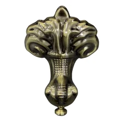 Victorian Plumbing Set Of 4 Antique Brass Ball & Claw Feet For Roll Top Baths