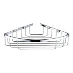 Heritage Bathroom Heritage Corner Wire Basket - Chrome