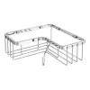 Milan Bathroom Milan Rectangular Corner Wire Soap Basket - Chrome -Bostik Shop acsb02 d1