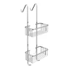 Victorian Plumbing Alberta 2 Tier Hanging Shower Caddy - Chrome -Bostik Shop acsb11 d1n