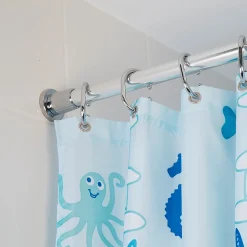 Croydex 8' 6" Self Supporting Telescopic Shower Cubicle Rod - Chrome -Bostik Shop ad102000lrg