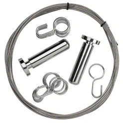 Croydex Contemporary Chrome Wireline Non-Hinged 3000mm 10 Croydex Contemporary Chrome Wireline Non-Hinged 3000mm -Bostik Shop ad107041ai