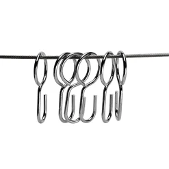 Croydex Contemporary Chrome Wireline Non-Hinged 3000mm