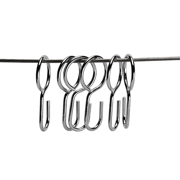 Croydex Contemporary Chrome Wireline Non-Hinged 3000mm 2 Croydex Contemporary Chrome Wireline Non-Hinged 3000mm