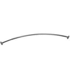 Croydex Telescopic Curved Shower Cubicle Rod - Chrome