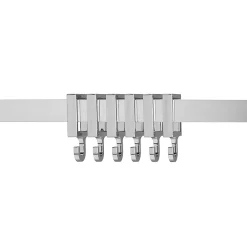 Croydex Contemporary Luxury Chrome Square Shower Curtain Rod -Bostik Shop ad116441ai2