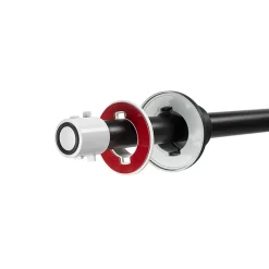 Croydex Stick N Lock Premium Telescopic Rod - Matt Black -Bostik Shop ad230021 d2