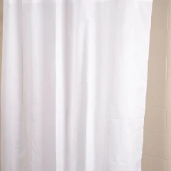 Croydex White Polyester Hook N Hang Shower Curtain W1800 X H1800mm -Bostik Shop af289022ai2