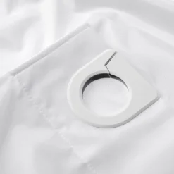 Croydex White Polyester Hook N Hang Shower Curtain W1800 X H1800mm -Bostik Shop af289022ai4