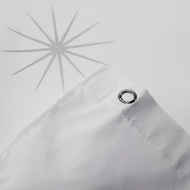 Croydex Stellar Textile Shower Curtain W1800 X H1800mm 5 Croydex Stellar Textile Shower Curtain W1800 X H1800mm - Image 3