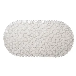 Front Page 29 Croydex Pebbles PVC Bath Mat - 700 X 350mm - Clear
