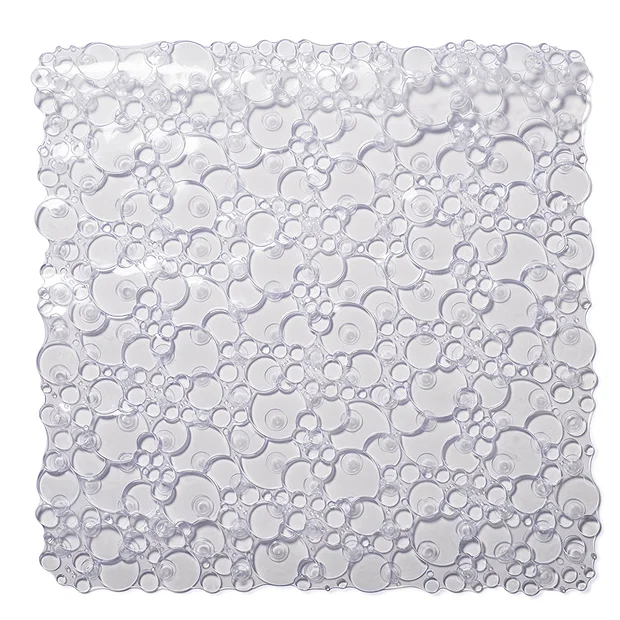 Croydex Bubbles PVC Shower Mat - 530 X 530mm - Clear 5 Croydex Bubbles PVC Shower Mat - 530 X 530mm - Clear - Image 3