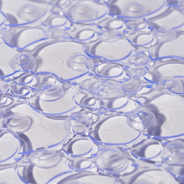 Croydex Bubbles PVC Shower Mat - 530 X 530mm - Clear 7 Croydex Bubbles PVC Shower Mat - 530 X 530mm - Clear - Image 5
