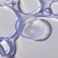 Croydex Bubbles PVC Shower Mat - 530 X 530mm - Clear