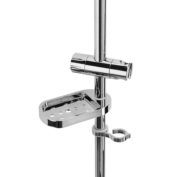 Croydex Flexi-Fit Bath Shower Riser Rail - Chrome 5 Croydex Flexi-Fit Bath Shower Riser Rail - Chrome - Image 3