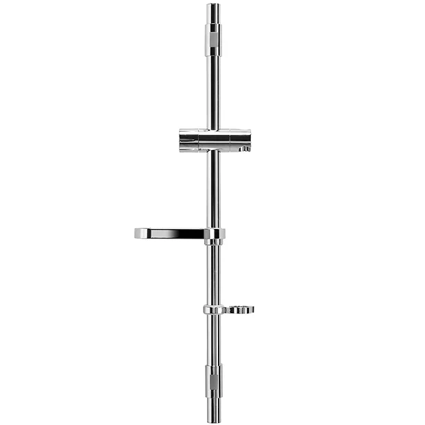 Croydex Flexi-Fit Bath Shower Riser Rail - Chrome 7 Croydex Flexi-Fit Bath Shower Riser Rail - Chrome - Image 5