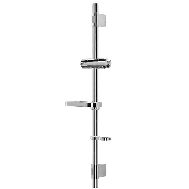 Croydex Flexi-Fit Bath Shower Riser Rail - Chrome 3 Croydex Flexi-Fit Bath Shower Riser Rail - Chrome