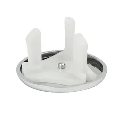 Victorian Plumbing Round Chrome Basin Overflow Cover -Bostik Shop aoc01 d2