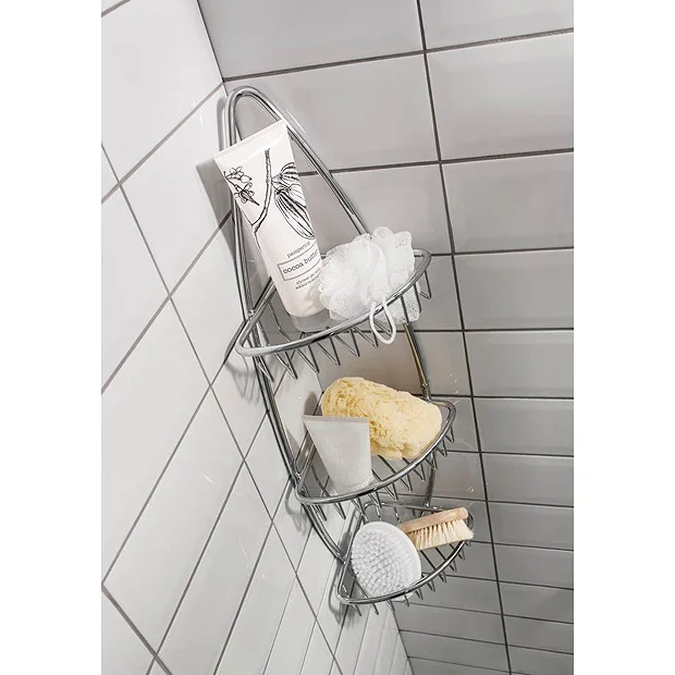 Crosswater - Solo Corner Triple Wire Basket 3 Crosswater - Solo Corner Triple Wire Basket